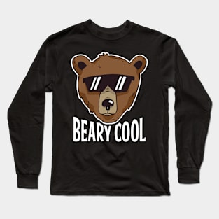 Beary Cool Brown Bear Long Sleeve T-Shirt